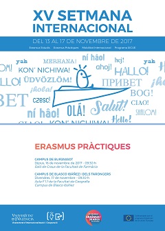 Xarrada Informativa Erasmus Pràctiques